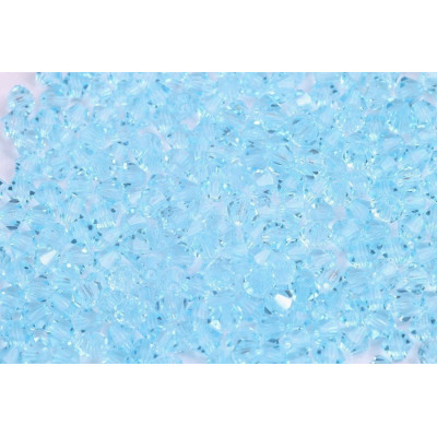 Bicone beads 3 mm N. 85 AQUA